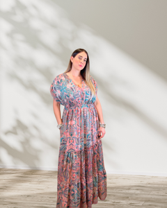 Jazmin Print Maxy Dress