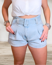 Load image into Gallery viewer, Denim Short Light Blue