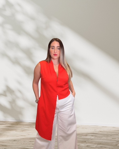 Laura Red Top