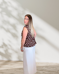 Polka Dots Vintage Top