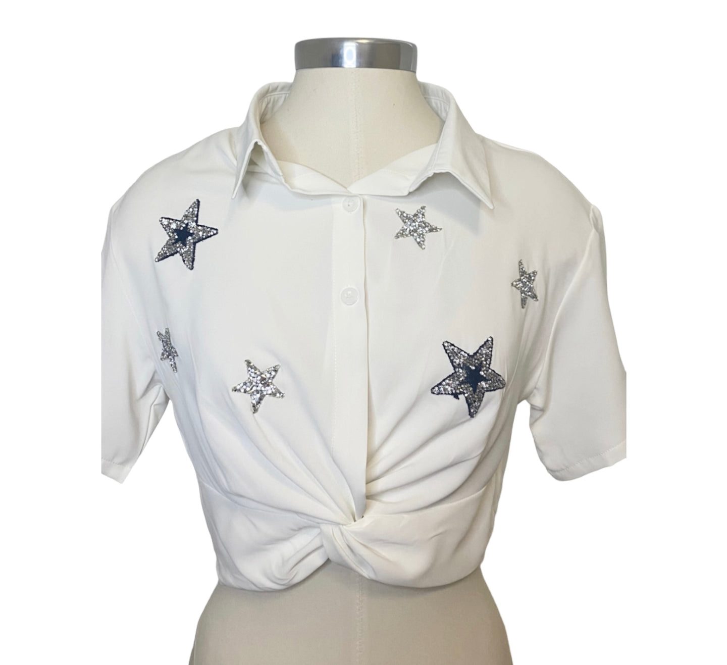 White S Crop Top