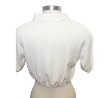 Load image into Gallery viewer, White S Crop Top